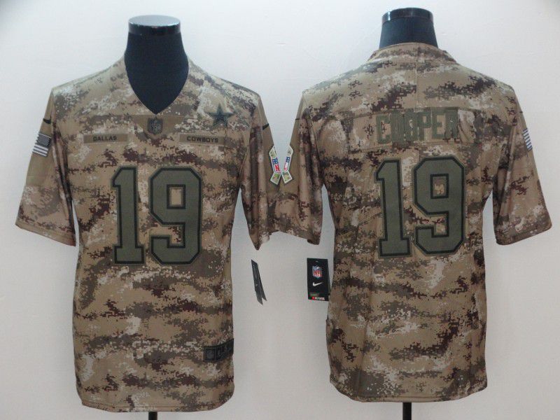 Men Dallas cowboys #19 Cooper Nike Camo Salute to Service Retired Player Limited NFL Jersey->dallas cowboys->NFL Jersey